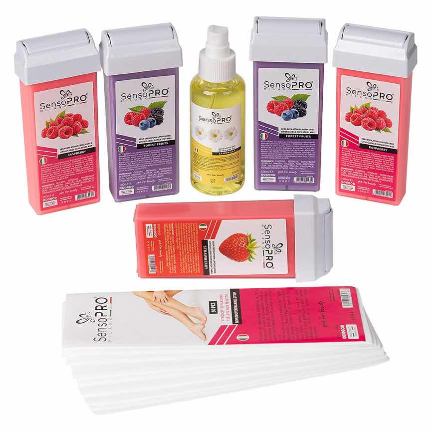 Kit Epilare Ceara Consumabile SensoPRO Forest Fruits Kit Epilare Ceara Consumabile SensoPRO Forest Fruits