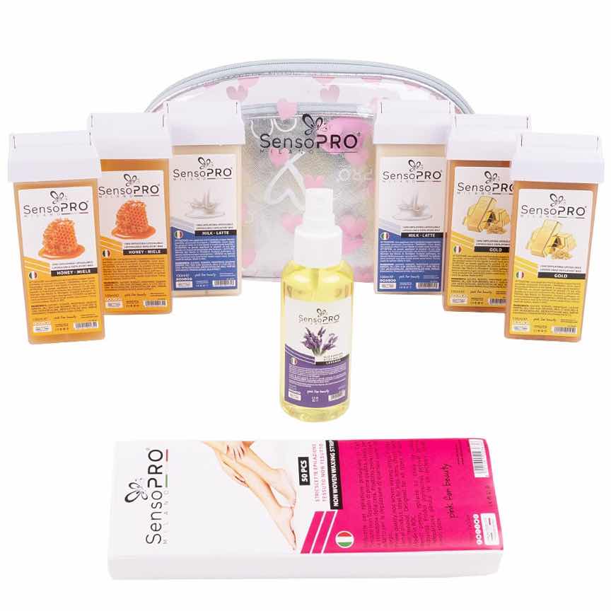 Kit Epilare Ceara Consumabile SensoPRO Gold Queen Kit Epilare Ceara Consumabile SensoPRO Gold Queen