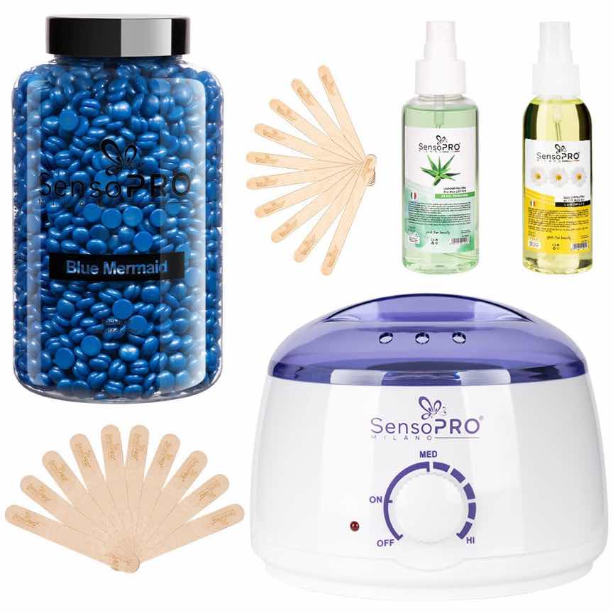 Kit Epilare Ceara Mermaid Premium Care, SensoPRO Milano Kit Epilare Ceara Mermaid Premium Care, SensoPRO Milano