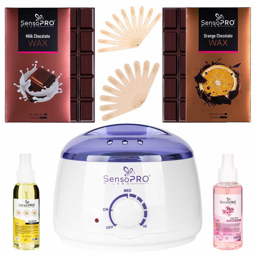 Kit Epilare Ceara SensoPRO Milano, Chocolate Soft Skin Kit Epilare Ceara SensoPRO Milano, Chocolate Soft Skin