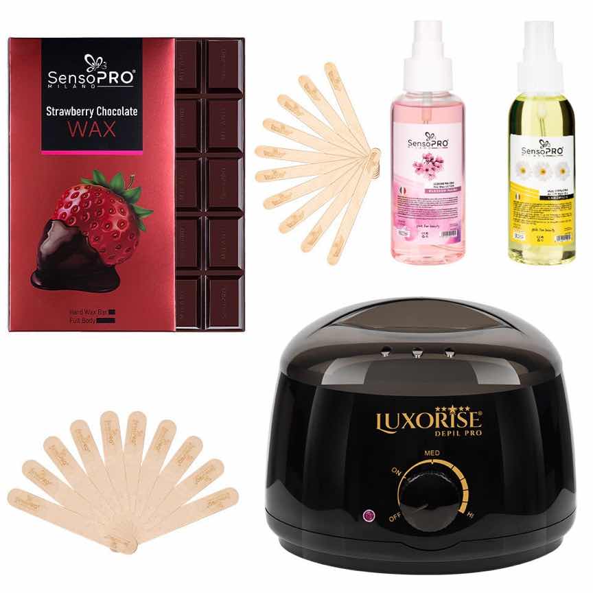 Kit Epilare Ceara Strawberry Premium Care, SensoPRO Milano Kit Epilare Ceara Strawberry Premium Care, SensoPRO Milano