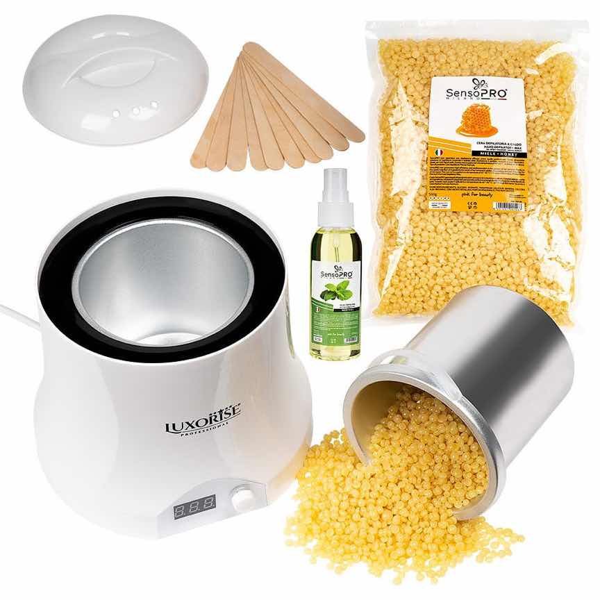 Kit Epilare Ceara Traditionala Granule LUXORISE Diamond Skin - Honey, 800 ml Kit Epilare Ceara Traditionala Granule LUXORISE Diamond Skin - Honey, 800 ml