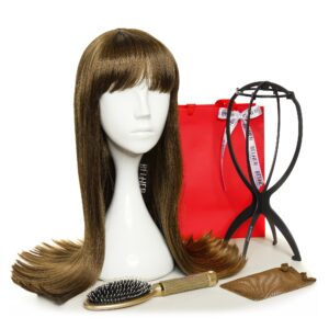 Kit Karina - Peruca, Stativ Peruca, Fileu, Perie Gold