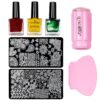 Kit Nail Art cu Stampila, Oja SensoPRO, Matrita - Hollywood Nails Kit Nail Art cu Stampila, Oja SensoPRO, Matrita - Hollywood Nails