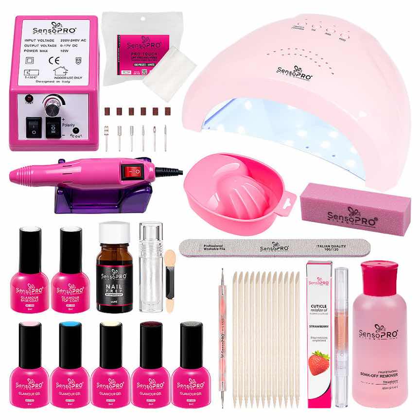 Kit Oja Semipermanenta Glamorous PRO Kit Oja Semipermanenta Glamorous PRO