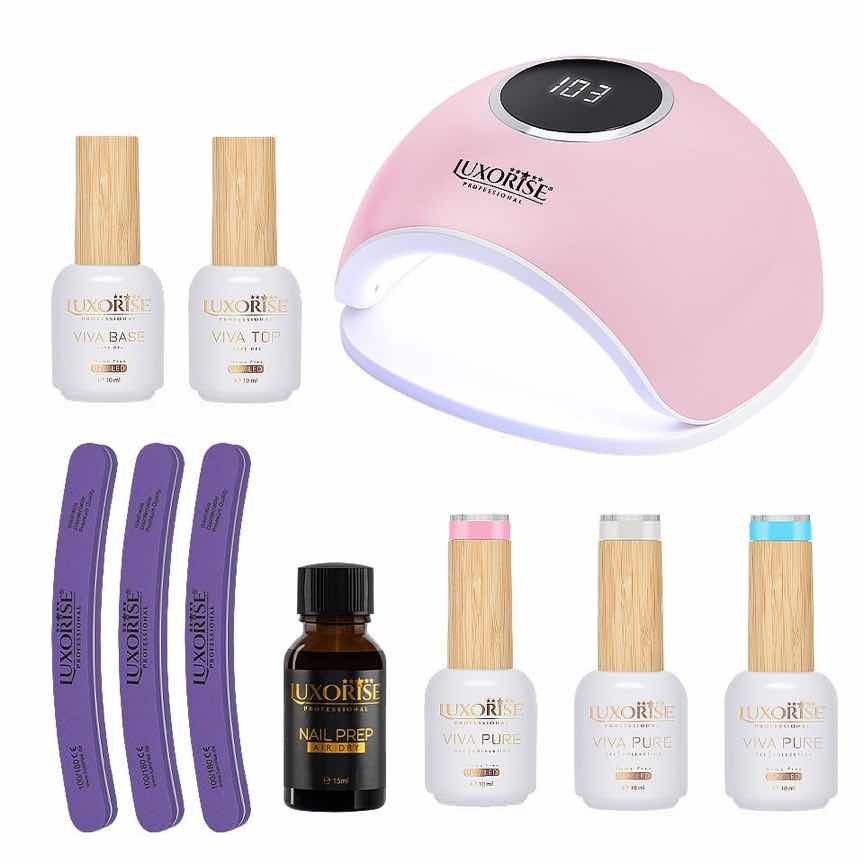 Kit Oja Semipermanenta Hema Free LUXORISE STAR GLOW⭐️ Kit Oja Semipermanenta Hema Free LUXORISE STAR GLOW⭐️