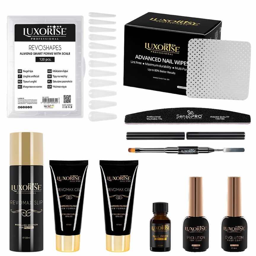 Kit Polygel LUXORISE Style Nails fara Lampa #12 Kit Polygel LUXORISE Style Nails fara Lampa #12
