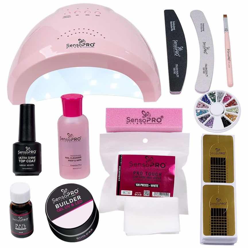 Kit Unghii Gel Incepatori SensoPRO Milano - Promotie #01 Kit Unghii Gel Incepatori SensoPRO Milano - Promotie #01