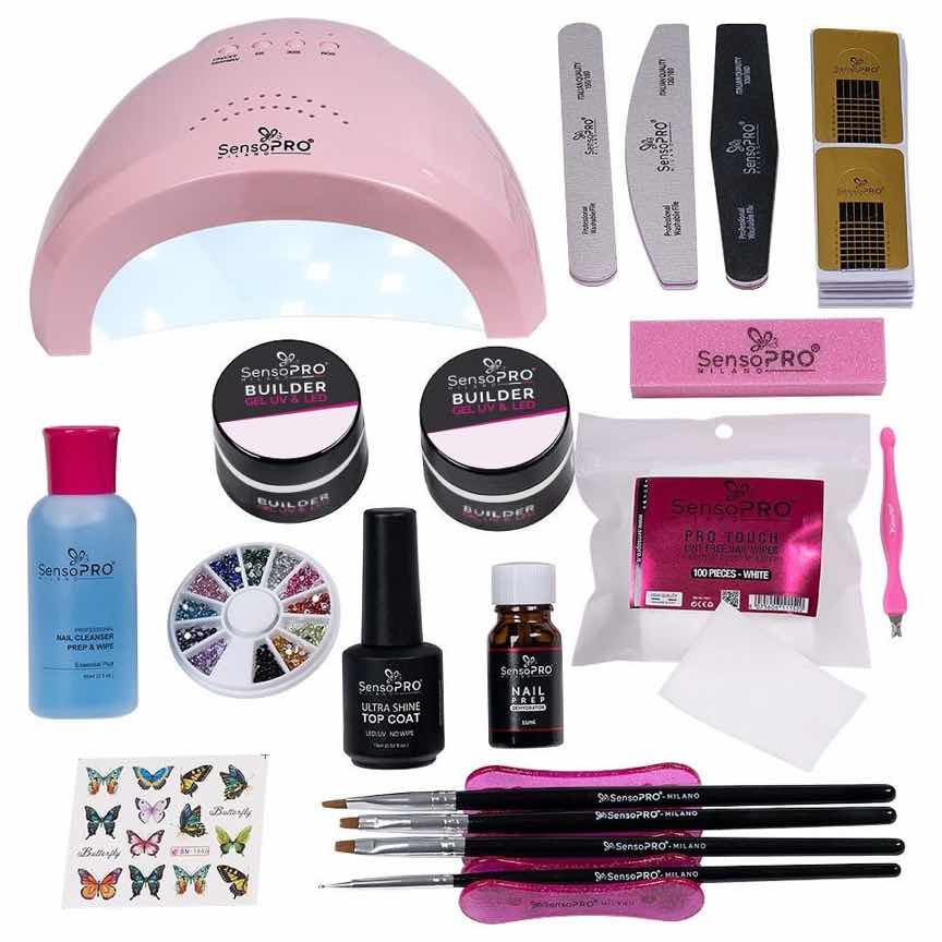 Kit Unghii Gel Incepatori SensoPRO Milano - Promotie #02 Kit Unghii Gel Incepatori SensoPRO Milano - Promotie #02