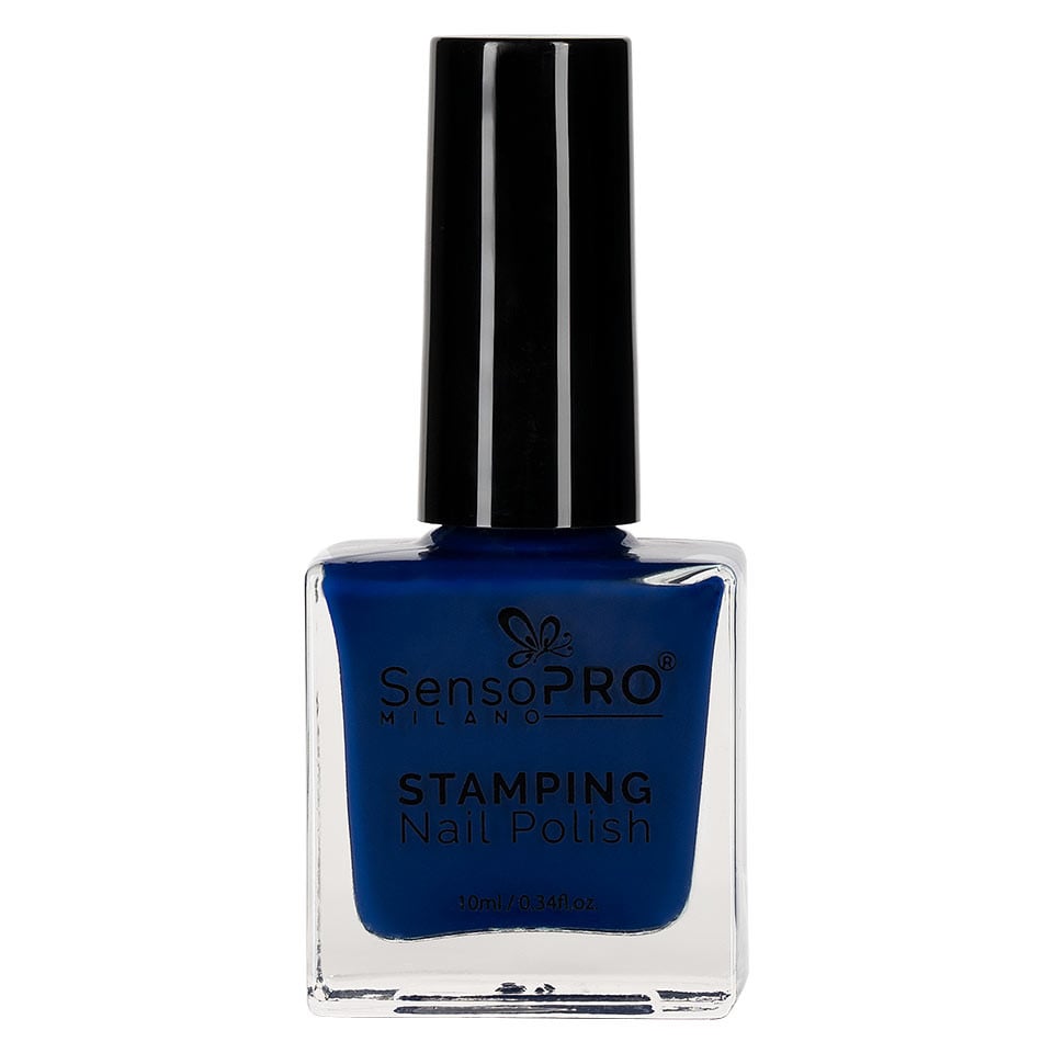 Lac de Unghii pentru Stampila, SensoPRO Milano, Blue 10ml Lac de Unghii pentru Stampila, SensoPRO Milano, Blue 10ml