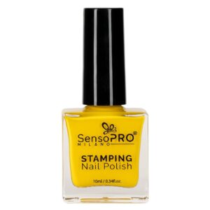 Lac de Unghii pentru Stampila, SensoPRO Milano, Yellow 10ml