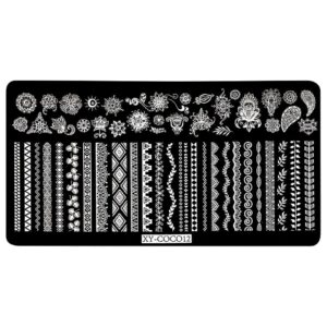 Matrita Metalica Stampila Unghii LUXORISE, Awesome Ways XY-COCO12