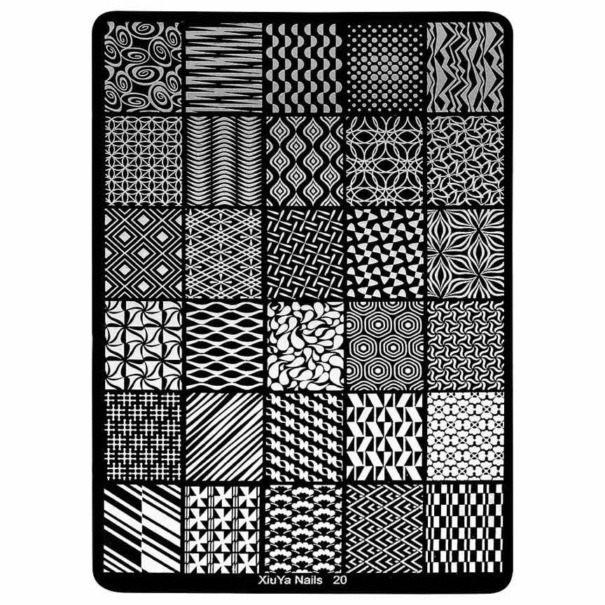 Matrita Metalica Stampila Unghii LUXORISE, Escape Artist Nails-20 Matrita Metalica Stampila Unghii LUXORISE, Escape Artist Nails-20