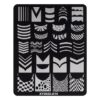 Matrita Metalica Stampila Unghii LUXORISE, French Nails A14