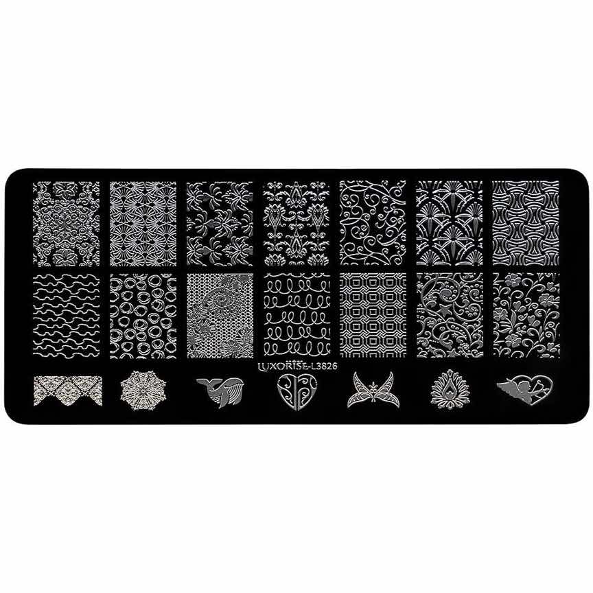 Matrita Metalica Stampila Unghii LUXORISE, Game Changer Matrita Metalica Stampila Unghii LUXORISE, Game Changer