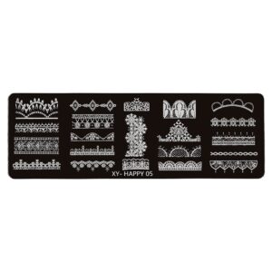 Matrita Metalica Stampila Unghii LUXORISE, Lace Dress