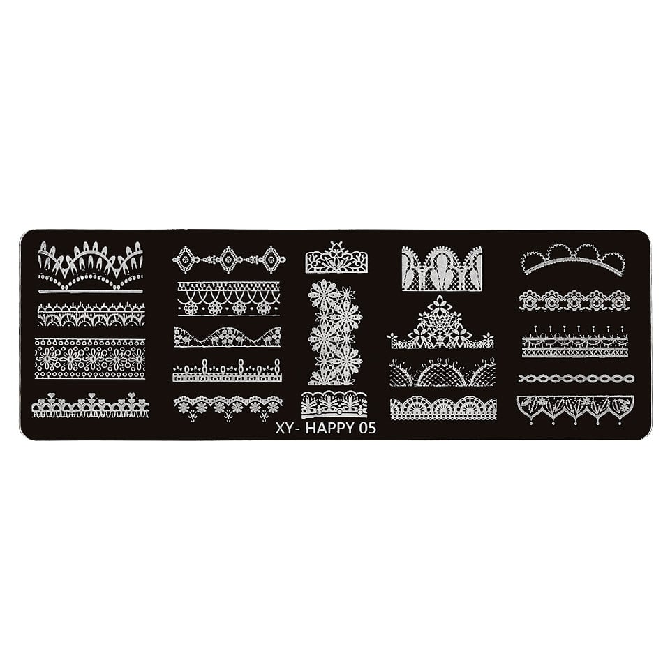 Matrita Metalica Stampila Unghii LUXORISE, Lace Dress Matrita Metalica Stampila Unghii LUXORISE, Lace Dress
