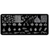 Matrita Metalica Stampila Unghii LUXORISE, Nature Crush Matrita Metalica Stampila Unghii LUXORISE, Nature Crush