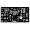Matrita Metalica Stampila Unghii LUXORISE, Rock & Be Cool XY-COCO6 Matrita Metalica Stampila Unghii LUXORISE, Rock & Be Cool XY-COCO6