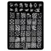 Matrita Metalica Stampila Unghii LUXORISE, Silhouette Mirage XY-K09