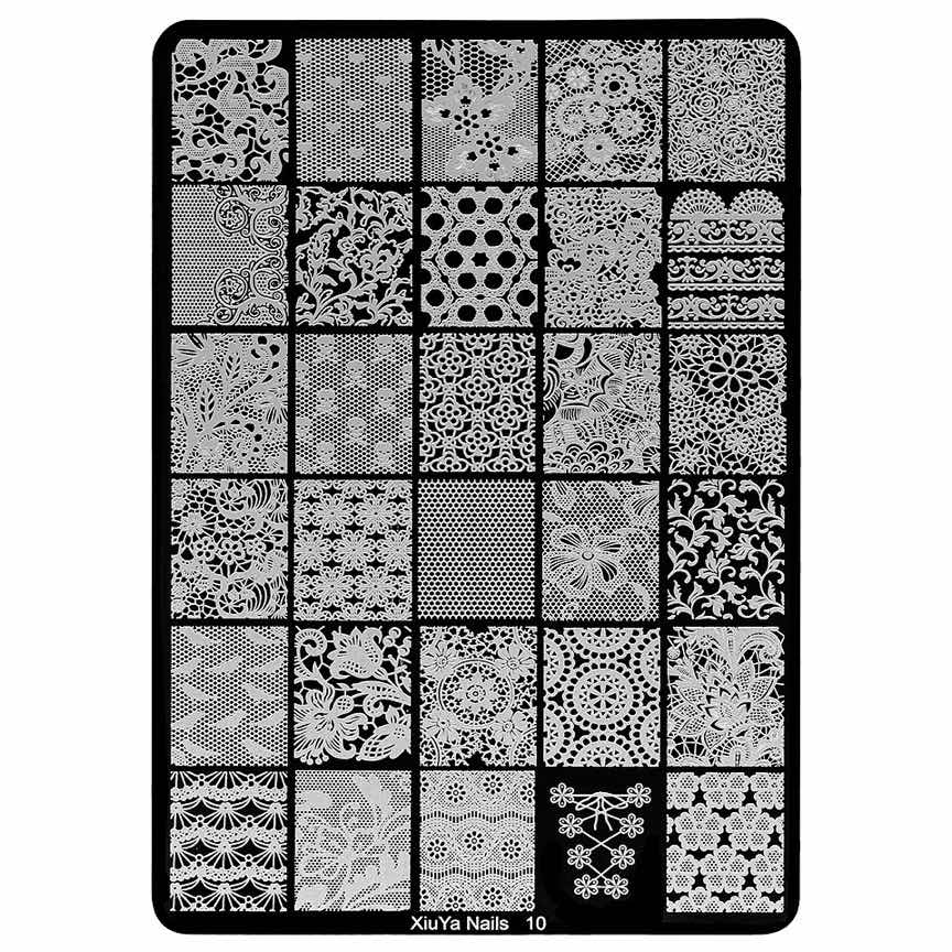 Matrita Metalica Stampila Unghii LUXORISE, Ultra Shapes Nails 10 Matrita Metalica Stampila Unghii LUXORISE, Ultra Shapes Nails 10