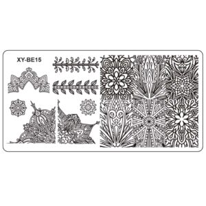 Matrita Metalica Stampila Unghii XY-BE15 - Mandala