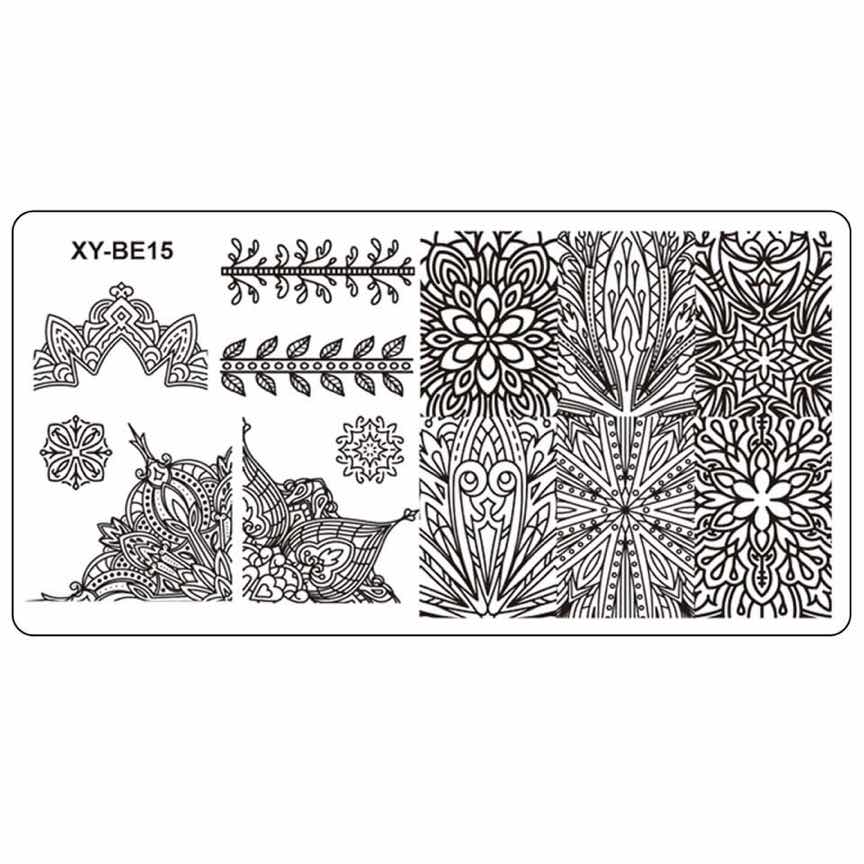 Matrita Metalica Stampila Unghii XY-BE15 - Mandala Matrita Metalica Stampila Unghii XY-BE15 - Mandala