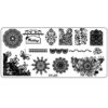 Matrita Metalica Stampila Unghii XY-J25 - Mandala