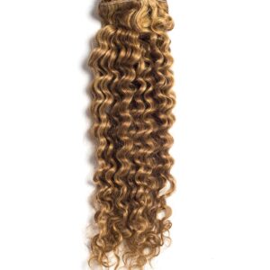 Extensii Clip-On Cret Premium Mix Blond Cenusiu