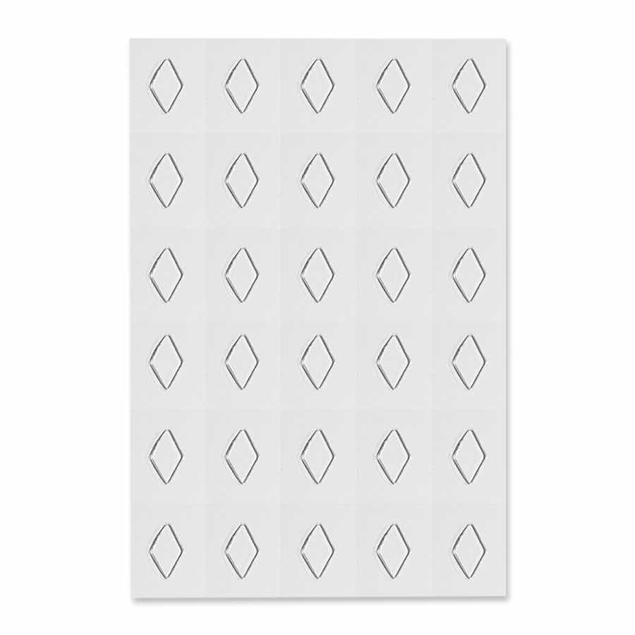 Decor de unghii transparent - Romb Decor de unghii transparent - Romb