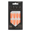 Set unghii false Cupio Diva - Neon Orange