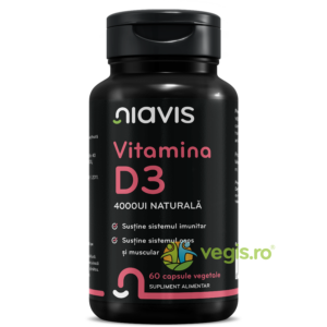 Vitamina D3 Naturala 4000ui 60cps