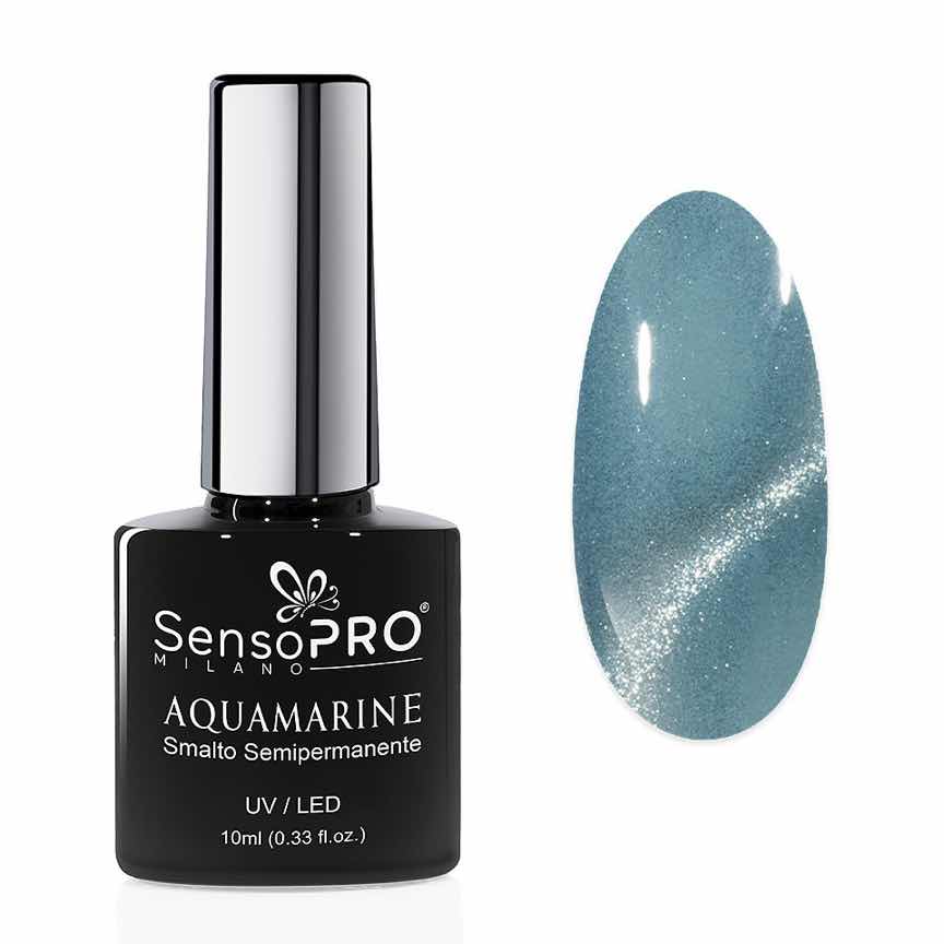 Oja Semipermanenta Aquamarine SensoPRO Milano 10ml, Tropical Wave Oja Semipermanenta Aquamarine SensoPRO Milano 10ml, Tropical Wave