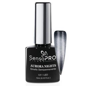 Oja Semipermanenta Aurora Nights SensoPRO Milano 10ml, Aqua Stars 20