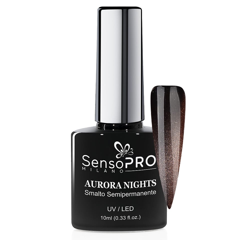 Oja Semipermanenta Aurora Nights SensoPRO Milano 10ml, Celestial Glare 23 Oja Semipermanenta Aurora Nights SensoPRO Milano 10ml, Celestial Glare 23