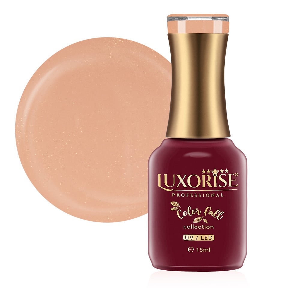 Oja Semipermanenta Color Fall Collection Frozen Peach, LUXORISE, 15ml Oja Semipermanenta Color Fall Collection Frozen Peach, LUXORISE, 15ml