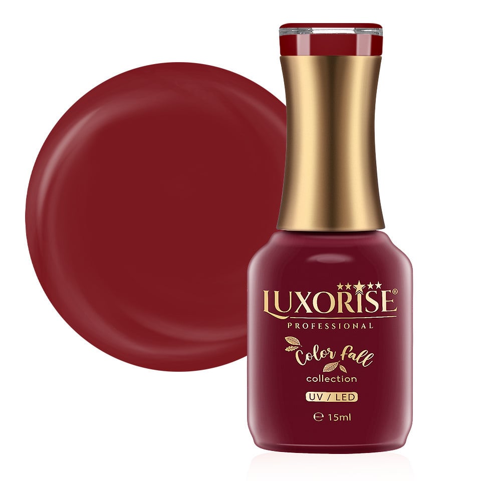 Oja Semipermanenta Color Fall Collection Windy Red, LUXORISE, 15ml Oja Semipermanenta Color Fall Collection Windy Red, LUXORISE, 15ml