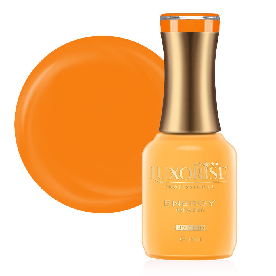 Oja Semipermanenta Energy Collection LUXORISE, Crazy Orange 15ml Oja Semipermanenta Energy Collection LUXORISE, Crazy Orange 15ml