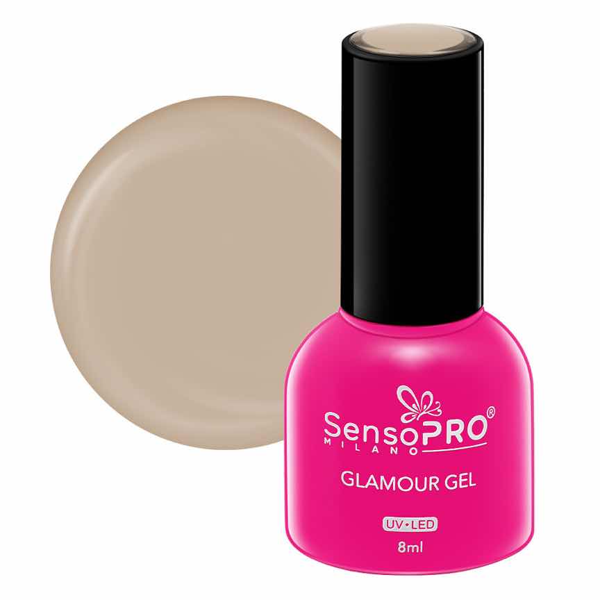 Oja Semipermanenta Glamour Gel SensoPRO Milano 8ml, Choco Glam #29 Oja Semipermanenta Glamour Gel SensoPRO Milano 8ml, Choco Glam #29