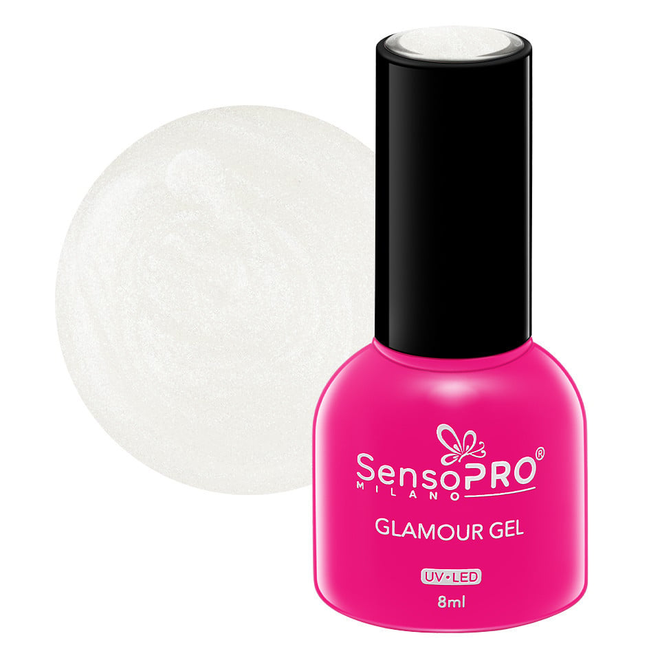 Oja Semipermanenta Glamour Gel SensoPRO Milano 8ml, Hello Diamonds #77 Oja Semipermanenta Glamour Gel SensoPRO Milano 8ml, Hello Diamonds #77