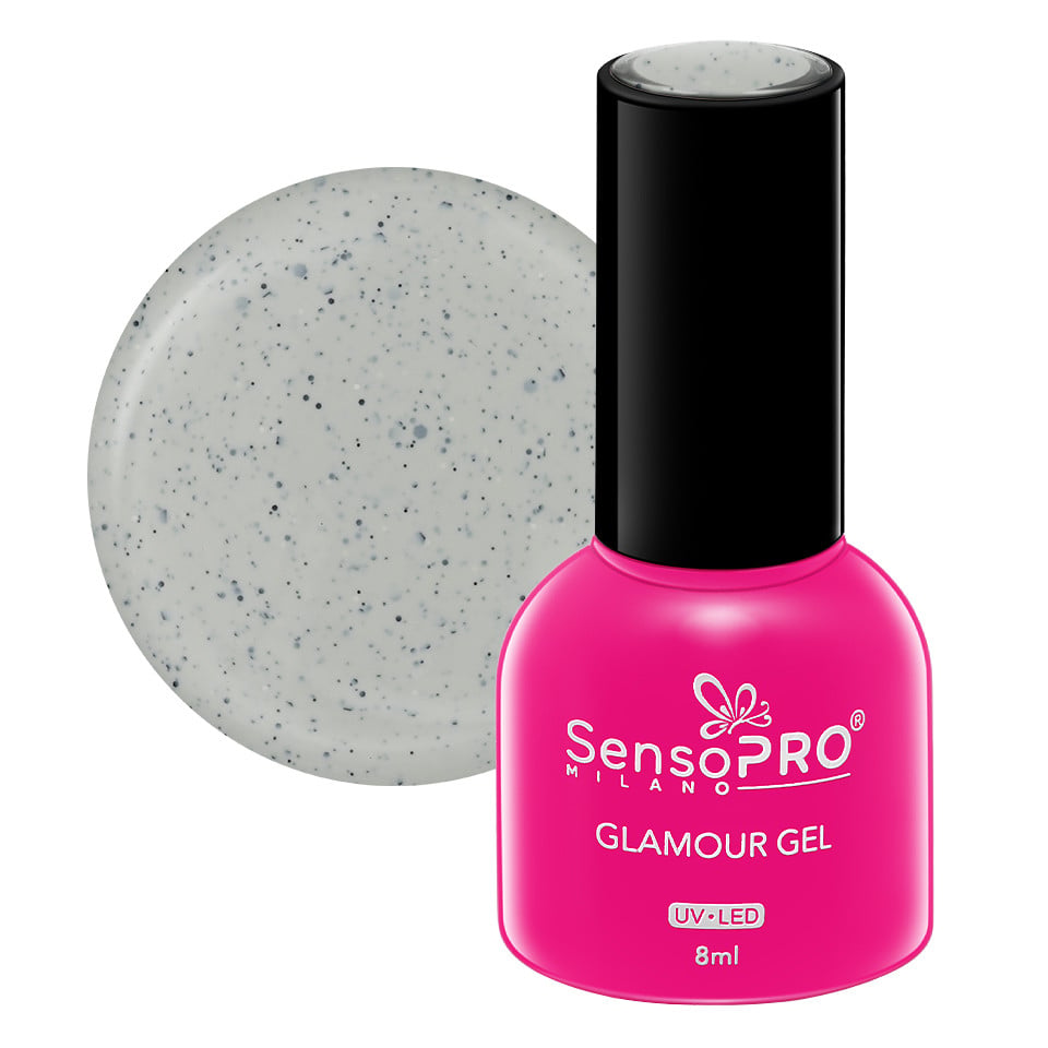 Oja Semipermanenta Glamour Gel SensoPRO Milano 8ml, Holo Drops #112 Oja Semipermanenta Glamour Gel SensoPRO Milano 8ml, Holo Drops #112