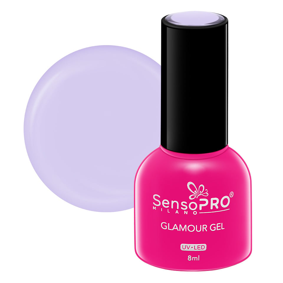 Oja Semipermanenta Glamour Gel SensoPRO Milano 8ml, Lovely Lavender #44 Oja Semipermanenta Glamour Gel SensoPRO Milano 8ml, Lovely Lavender #44