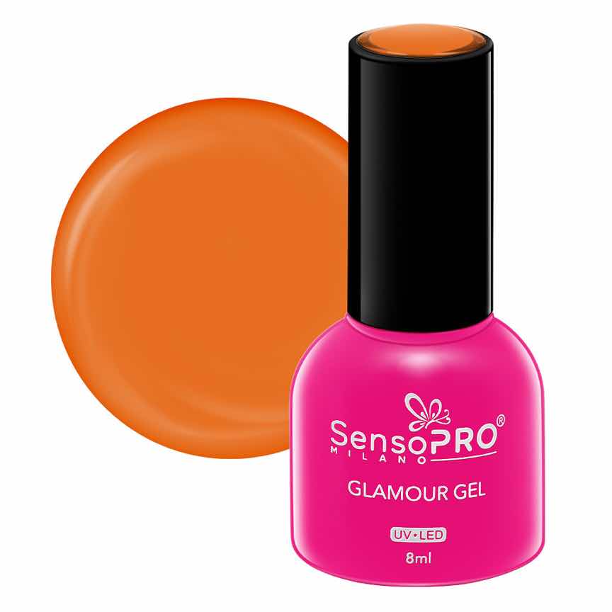 Oja Semipermanenta Glamour Gel SensoPRO Milano 8ml, Ravishing Coral #51 Oja Semipermanenta Glamour Gel SensoPRO Milano 8ml, Ravishing Coral #51