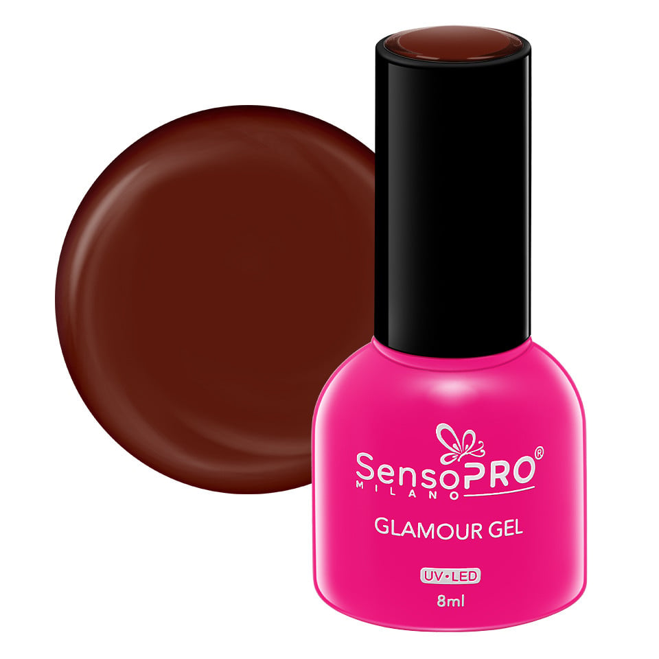 Oja Semipermanenta Glamour Gel SensoPRO Milano 8ml, Sangria Cocktail #04 Oja Semipermanenta Glamour Gel SensoPRO Milano 8ml, Sangria Cocktail #04