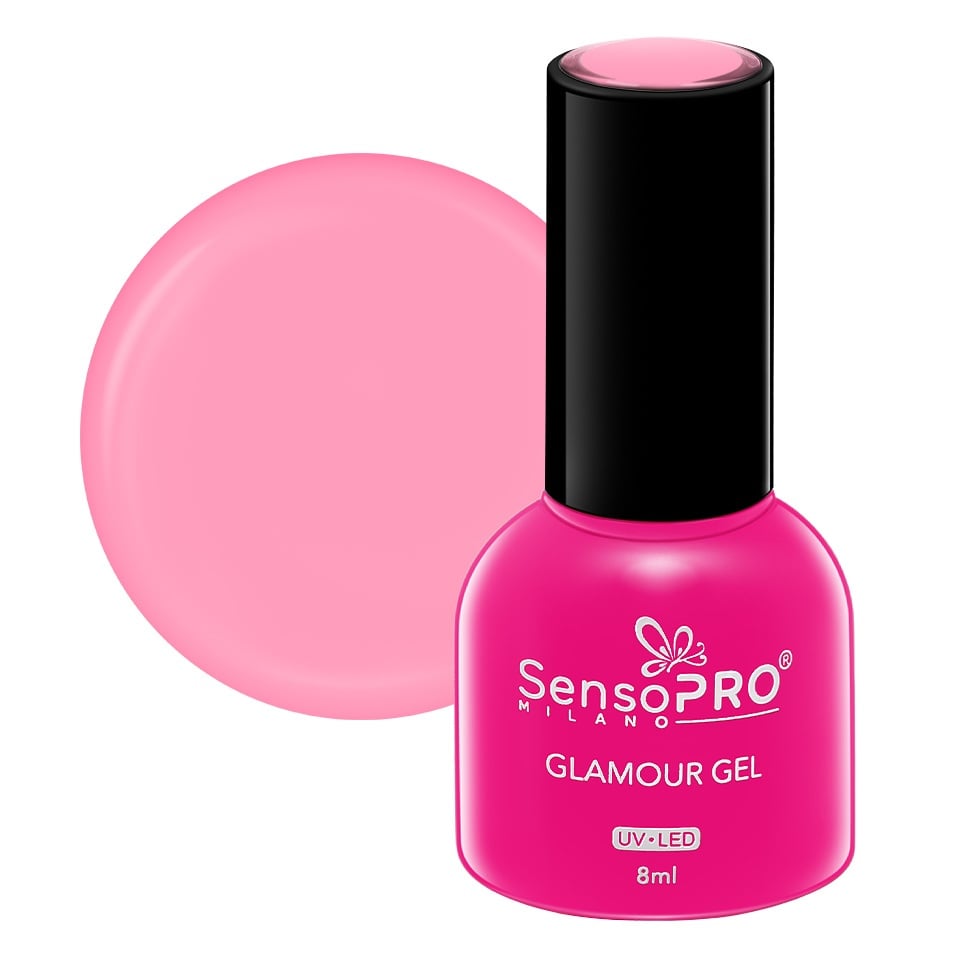 Oja Semipermanenta Glamour Gel SensoPRO Milano 8ml, Tropical Crush #68 Oja Semipermanenta Glamour Gel SensoPRO Milano 8ml, Tropical Crush #68