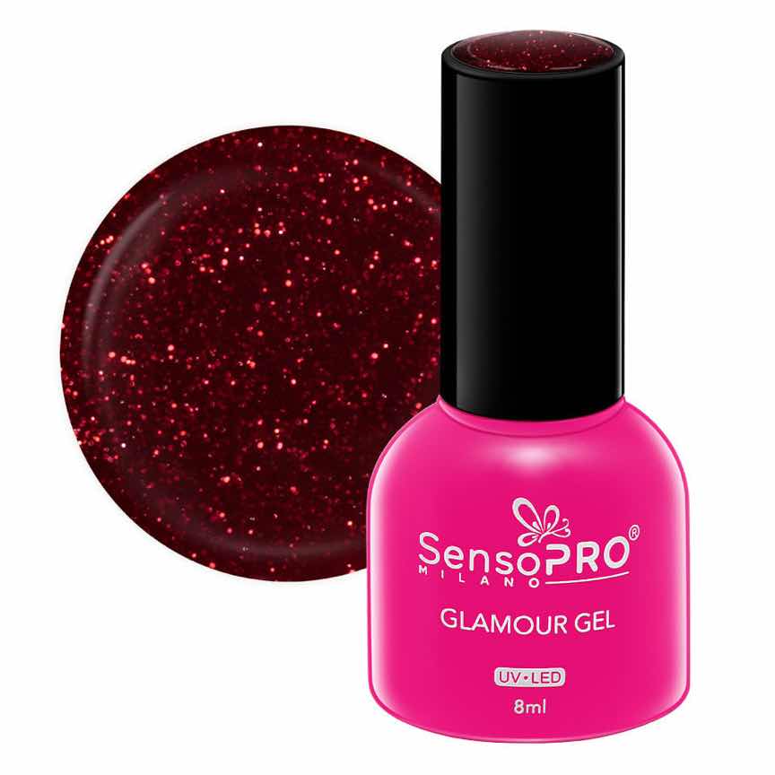 Oja Semipermanenta Glamour Gel SensoPRO Milano 8ml, VIP List #116 Oja Semipermanenta Glamour Gel SensoPRO Milano 8ml, VIP List #116