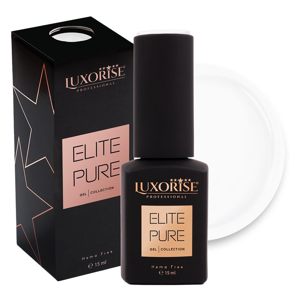 Oja Semipermanenta Hema Free LUXORISE ELITE PURE- Elite White, 15ml Oja Semipermanenta Hema Free LUXORISE ELITE PURE- Elite White, 15ml