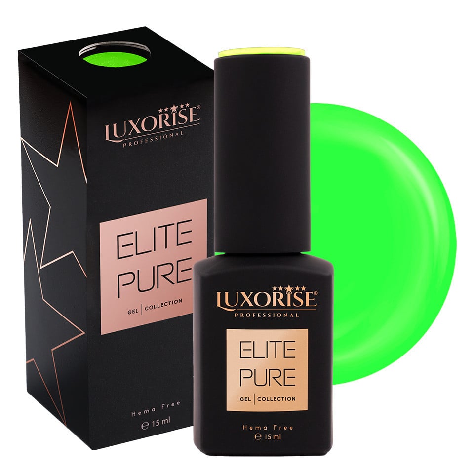 Oja Semipermanenta Hema Free LUXORISE ELITE PURE- Fluorescent Green, 15ml Oja Semipermanenta Hema Free LUXORISE ELITE PURE- Fluorescent Green, 15ml