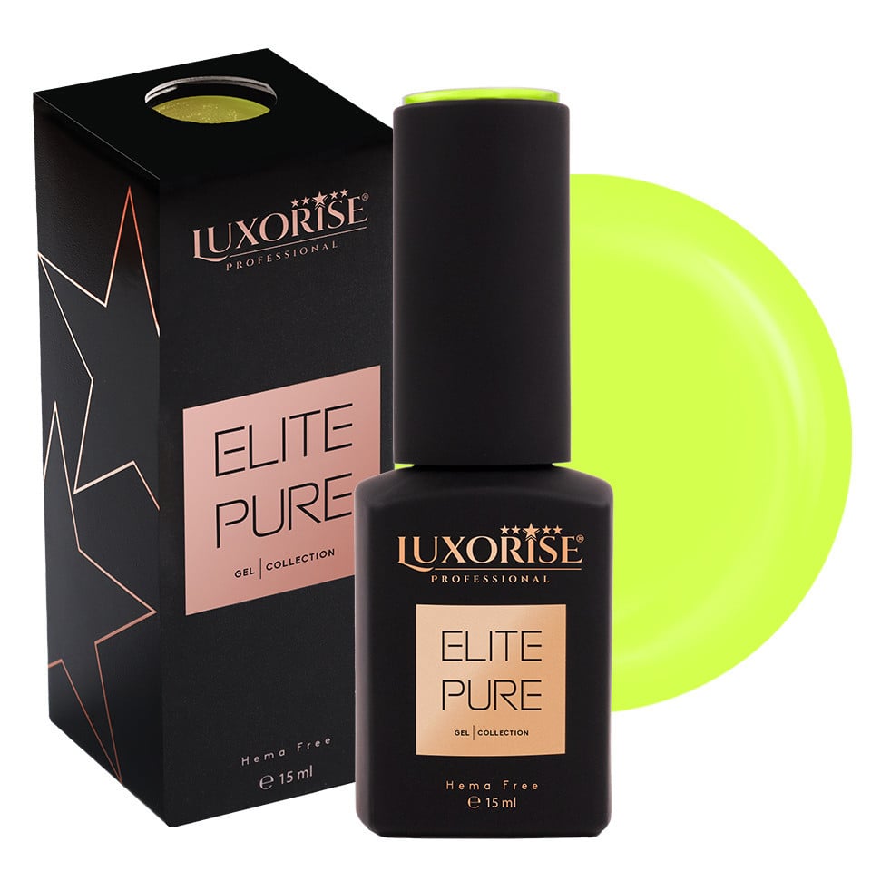 Oja Semipermanenta Hema Free LUXORISE ELITE PURE- Fluorescent Yellow, 15ml Oja Semipermanenta Hema Free LUXORISE ELITE PURE- Fluorescent Yellow, 15ml