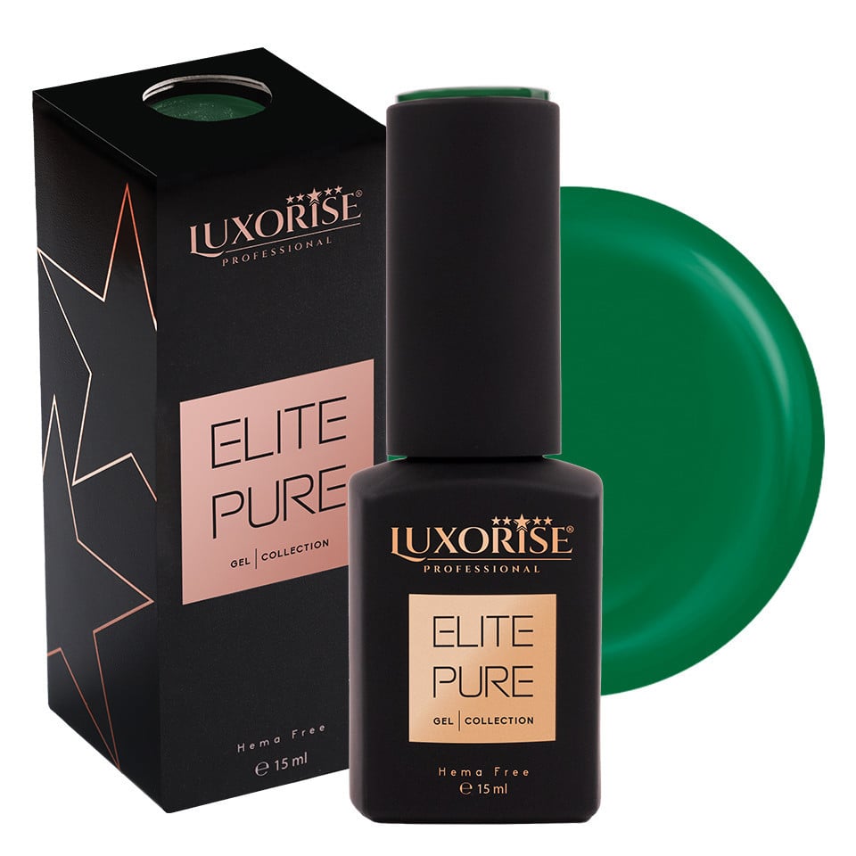 Oja Semipermanenta Hema Free LUXORISE ELITE PURE- Luxe Emerald, 15ml Oja Semipermanenta Hema Free LUXORISE ELITE PURE- Luxe Emerald, 15ml